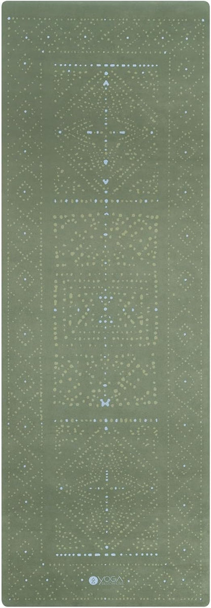 YOGA DESIGN LAB | The Combo Yoga Mat | 2-in-1 Mat+Towel | Eco Luxury | Ideal for Hot Yoga, Power, Bikram, Ashtanga, Sweat | Studio Quality | Includes Carrying Strap!
