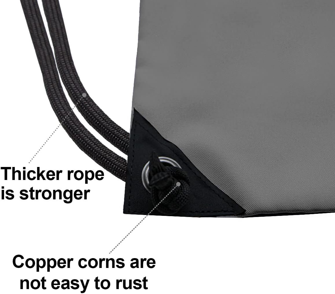 HOLYLUCK Drawstring Backpack Bag Sport Gym Sackpack - Colors B