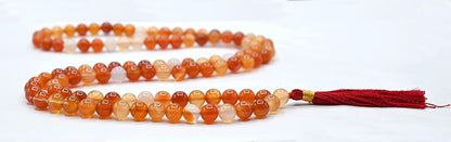 Amazing Gemstone 108 Beads Handmade Mala (Knotted, Rudraksha) - Colors A