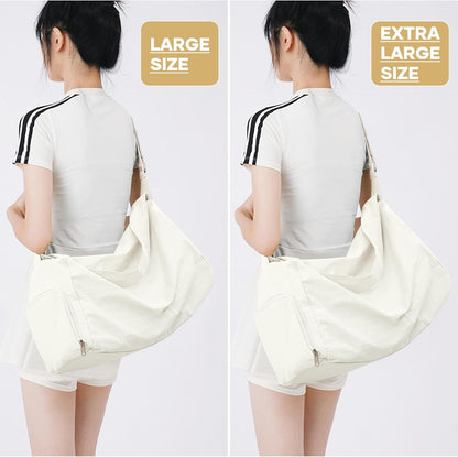 Small Gym Bag with Shoe Compartment, Workout Sport Duffle Bag for Women Travel, Waterproof Shoulder Overnight Bags Lightweight Carry on Tote Bags for Swim, Yoga, Dance