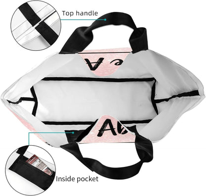 Tote Shoulder Bag Large Durable Reusable Eco-friendly Handbag Lightweight Stylish for Daily Use-19.7x15.7x5.9 Inch - Colors B
