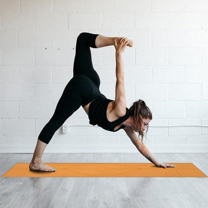 Hot Yoga Mat Towel with Corner Pockets Yoga Towels for Hot Yoga Non Slip with Travel Bag Sweat Absorbent Yoga Blankets Mat Cover for Workout Gym 70"x26" (Mountain-01, 70x26)