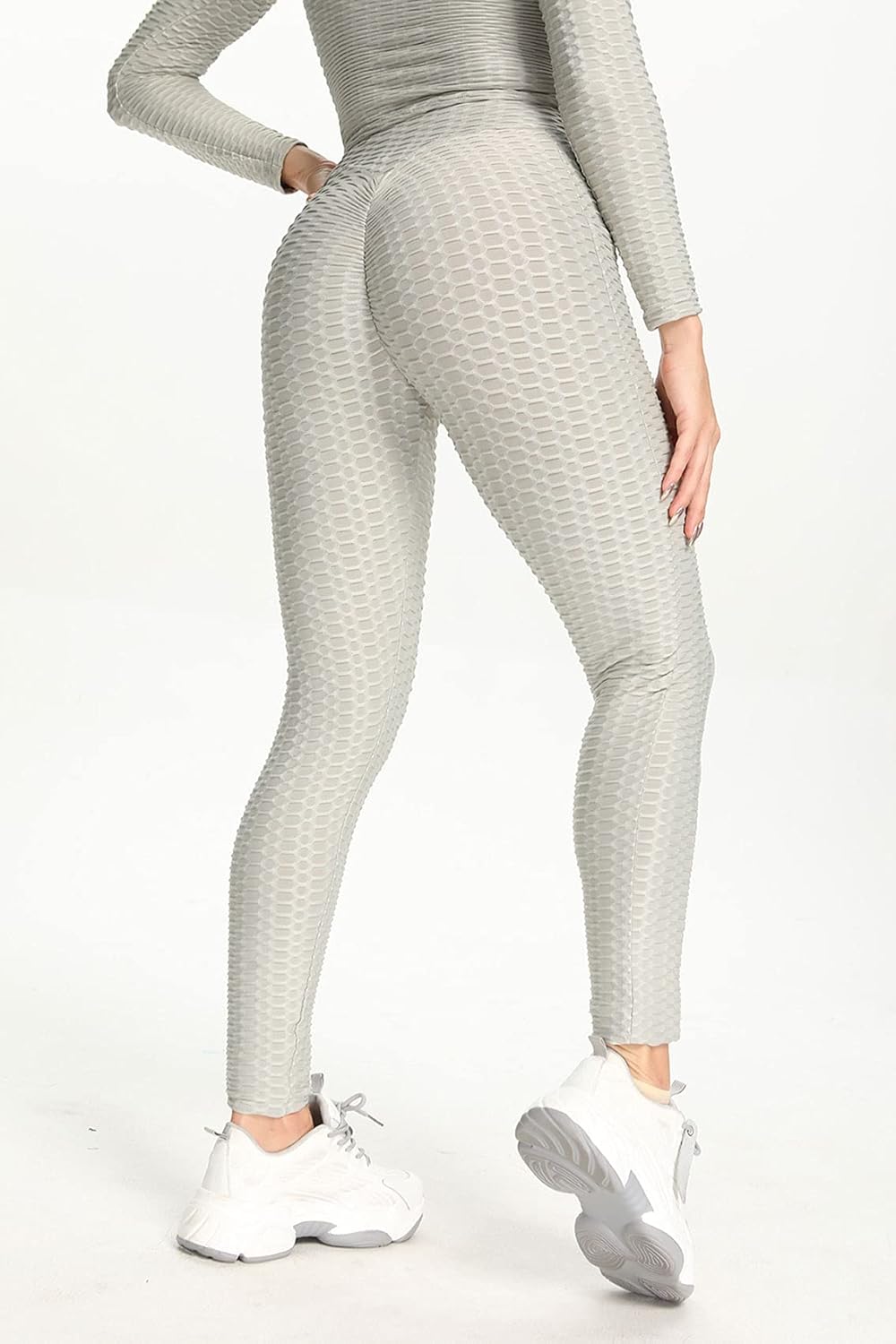 JGS1996 Butt Lifting Leggings for Women Tummy Control Workout Yoga Pants High Waisted Scrunch Booty Gym Tights