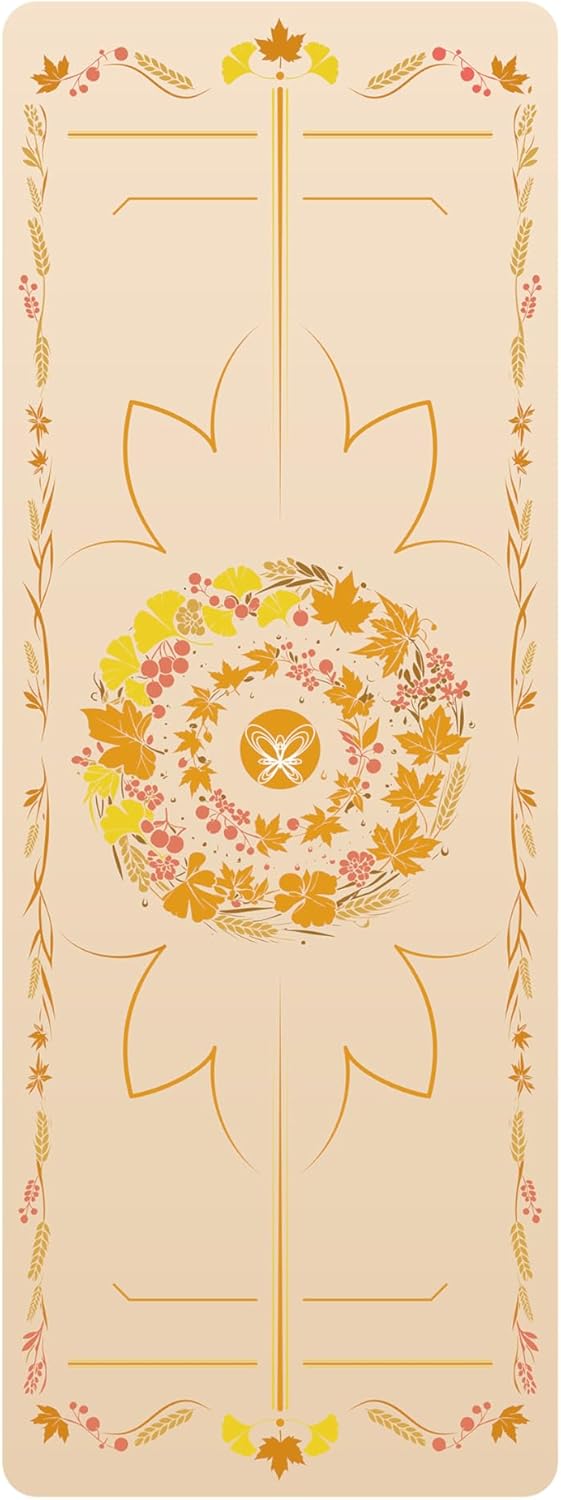【BulgurYe】Yoga Mat * Nature Line -- Unique coating technique, Great wear resistance for a longer service life, Vividly printed pattern to protect eyes, Natural rubber base, Strong bounce resilience, Absorb sweat instantly to stay dry, Clean and hygienic.