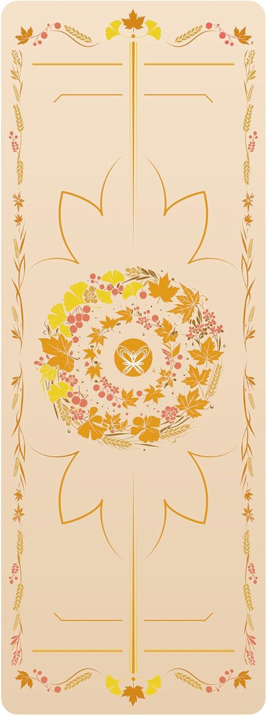【BulgurYe】Yoga Mat * Nature Line -- Unique coating technique, Great wear resistance for a longer service life, Vividly printed pattern to protect eyes, Natural rubber base, Strong bounce resilience, Absorb sweat instantly to stay dry, Clean and hygienic.