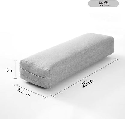 Yoga Bolster Pillow, Bolster Pillow Yoga, Yoga Bolster Pillow For Restorative Yoga, Relaxation & Meditation, Simple Pilates, Pure Relaxation