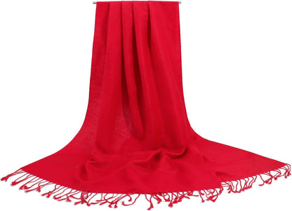 vimate Silky Paisley Pashmina Shawl Scarf-Women's Soft Double-side Jacquard Pashminas Wrap for Evening Dress Travel Shawl