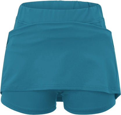 SHAOBGE Athletic Yoga Culottes for Women Solid Color Elastic Shorts Summer Lightweight High Waist Skinny Joggers Skirt 2024