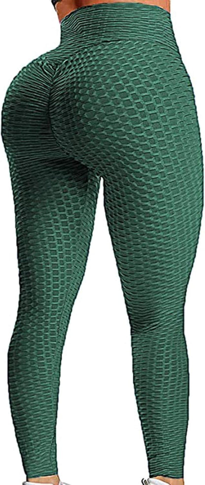 JGS1996 Butt Lifting Leggings for Women Tummy Control Workout Yoga Pants High Waisted Scrunch Booty Gym Tights