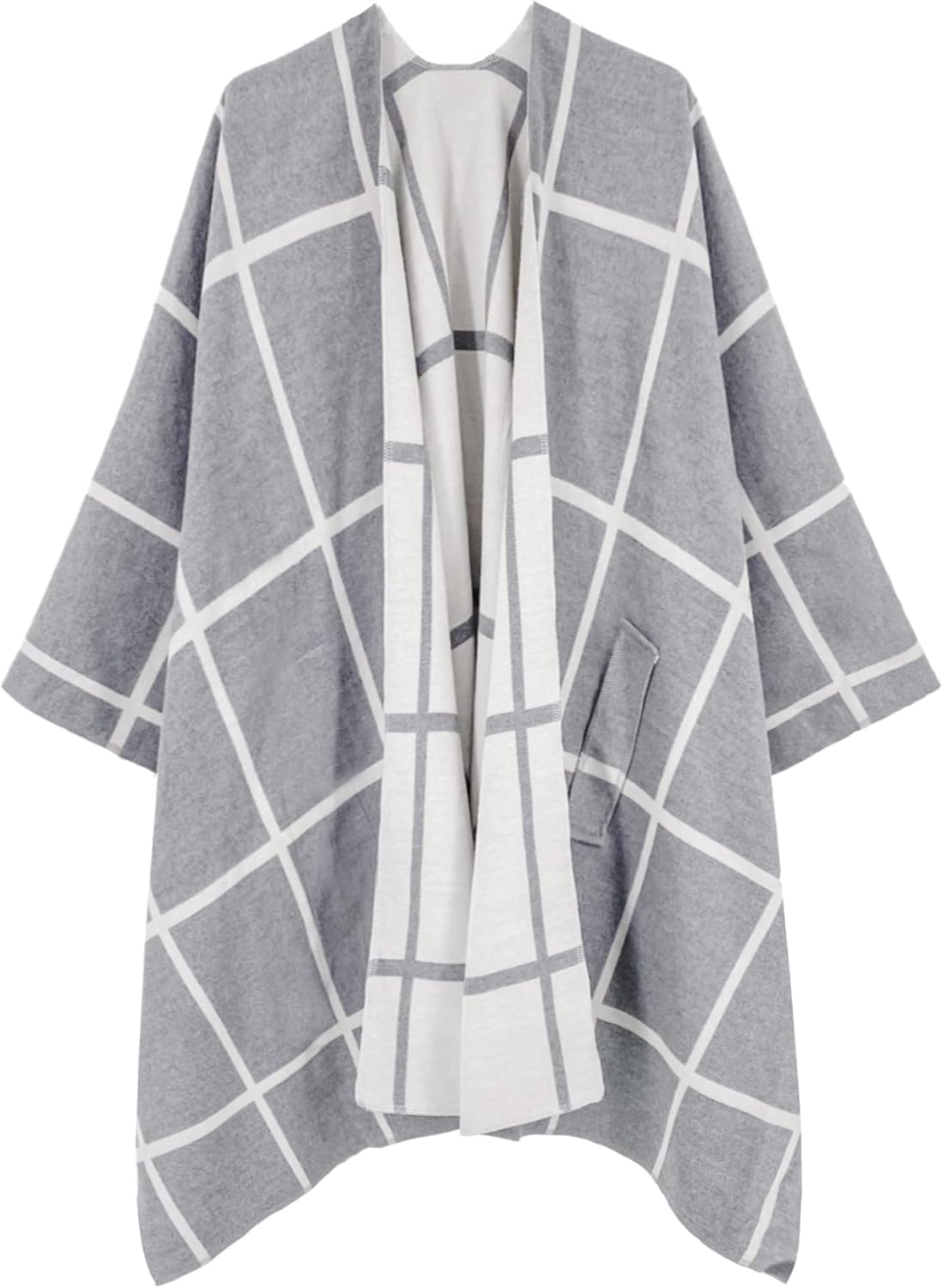 Moss Rose Women's Shawl Wrap Poncho Ruana Cape Open Front Cardigan Shawls for Spring Fall Winter