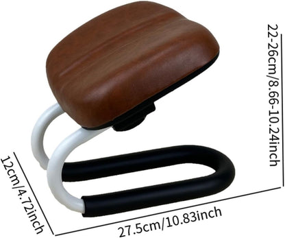 Menolana Kneeling Meditation Stool, Prayer Bench Adjustable Height, Portable Meditation Bench, for Studio Yoga Praying Prayer, Black