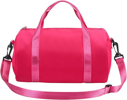 Ballet Dance Bag Mini Gym Bag Lightweight Small Duffle Bag 10L Cute Crossbody Bag for Yoga Swimming Sport (Black)