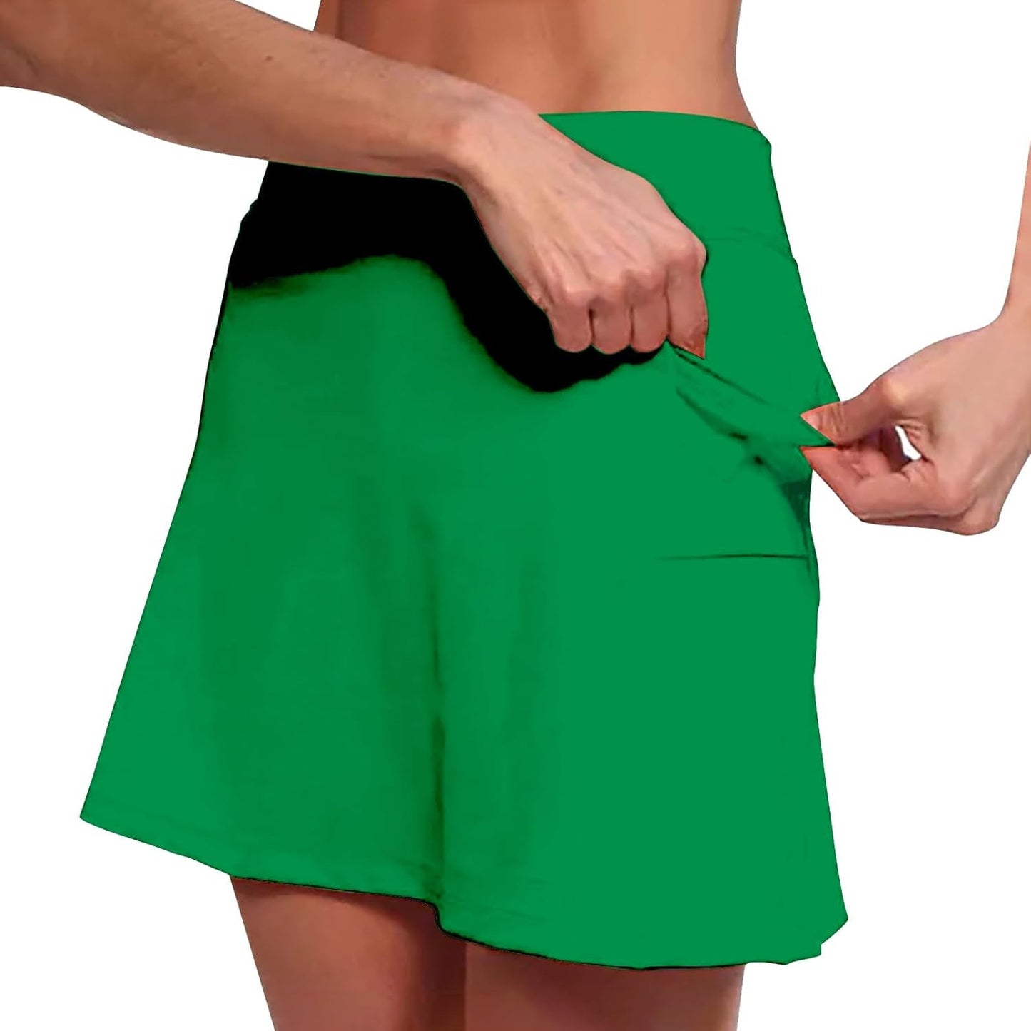 SHAOBGE Athletic Yoga Culottes for Women Solid Color Elastic Shorts Summer Lightweight High Waist Skinny Joggers Skirt 2024