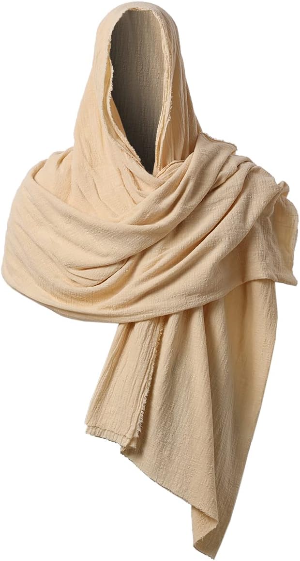 GRACEART Post Apocalyptic Shawl Scarf Shaman Cowl Medieval Costume Sash