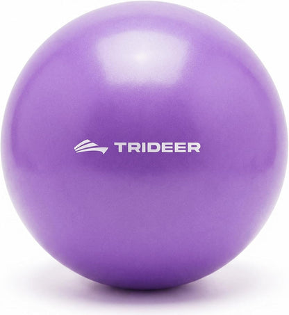 Trideer 9-Inch Pilates Ball, Small Exercise Ball for Yoga, Core Training, Physical Therapy, Balance, Stability and Stretching Pilates Equipment with Inflation Straw
