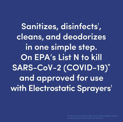Bioesque Botanical Disinfectant Solution, Heavy Duty Broad-Spectrum Disinfectant, Kills 99.9% of Bacteria, Viruses*, Fungi, & Molds, 32 Fluid Ounce (Pack of 1)