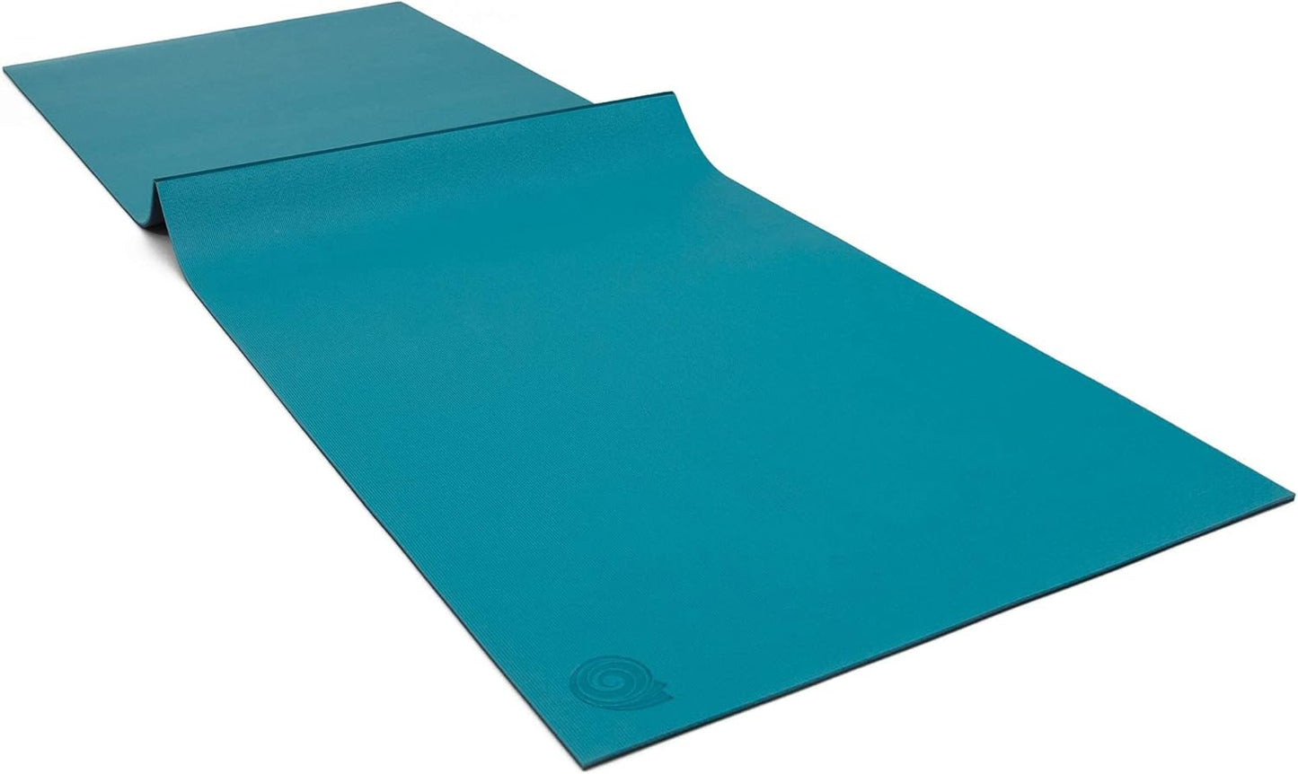 Koru Fold & Roll Yoga Mat - Patented Design, Cleaner Alternative to Traditional Yoga Mats, 6mm Thick, 7P Free, SGS Certified, 68" x 24"