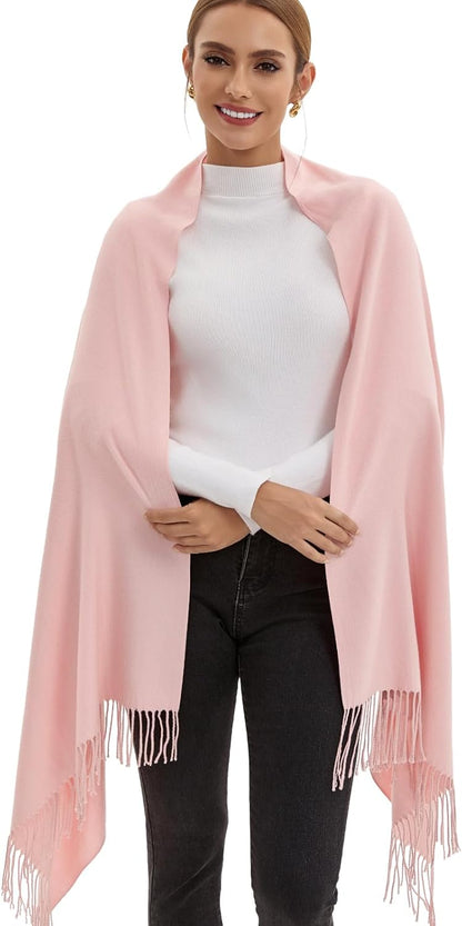 Pashmina Scarf and Shawl - Soft Women Pashminas Wrap for Wedding Evening Party dresses
