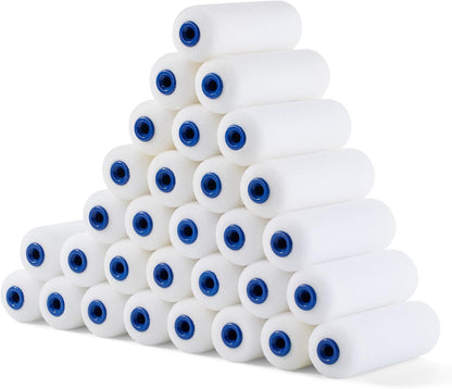 Bates- Foam Paint Roller Covers, 4 Inch, 30 Pack, Paint Roller 4 Inch, High Density Foam Roller Paint Covers, 4 Inch Paint Roller, Paint Rollers 4 Inch, Foam Paint Roller 4 Inch Foam Roller
