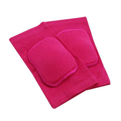 Men Women Protective Knee Pads, Anti-Slip Padded Sponge Knee Brace Knee Support for Football Volleyball Dance Skating Basketball Sports (Medium,Nude)