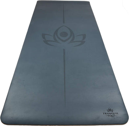 Natural Yoga and Exercise Mat - Excellent Grip and Joint Protection, Includes Carry Strap.