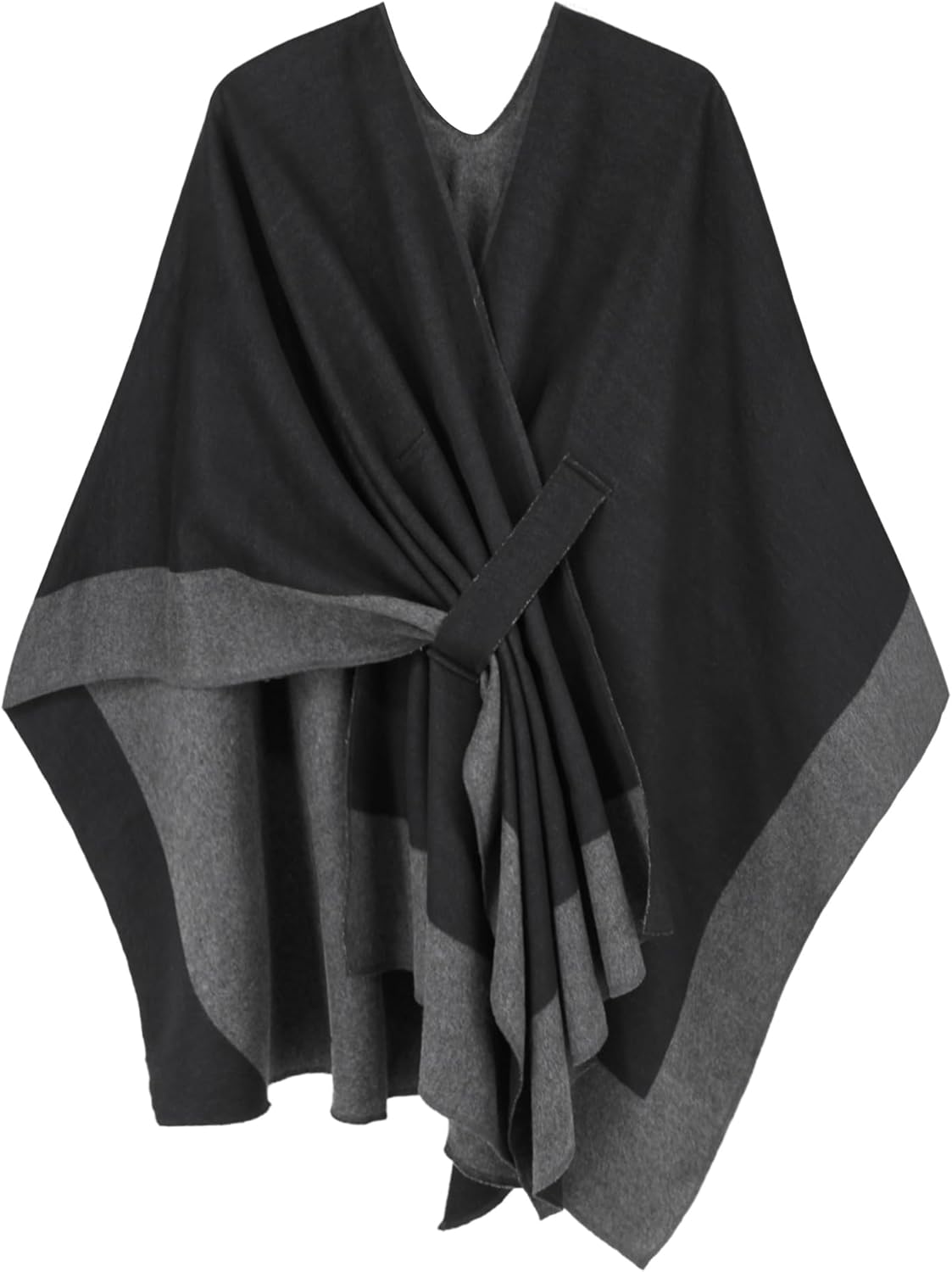 Moss Rose Women's Shawl Wrap Poncho Ruana Cape Open Front Cardigan Shawls for Spring Fall Winter