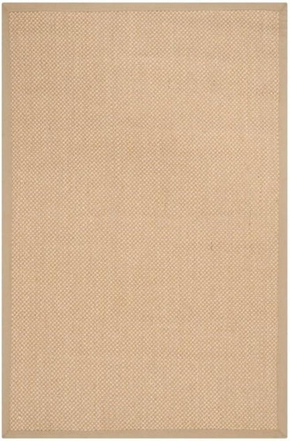 SAFAVIEH Area Rug 11x15 - Natural Fiber Collection - Large - Maize & Linen Color, Sisal, Woven Design with Border (NF141B) - Colors A