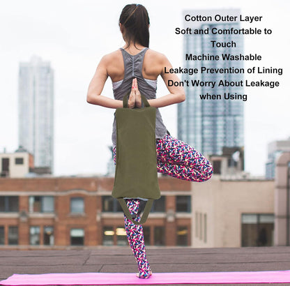 Yoga Sand Bag, Portable Yoga Sand Bag with Handle Heavy Duty Sandbags for Working Out Weight Fitness Yoga Pilates