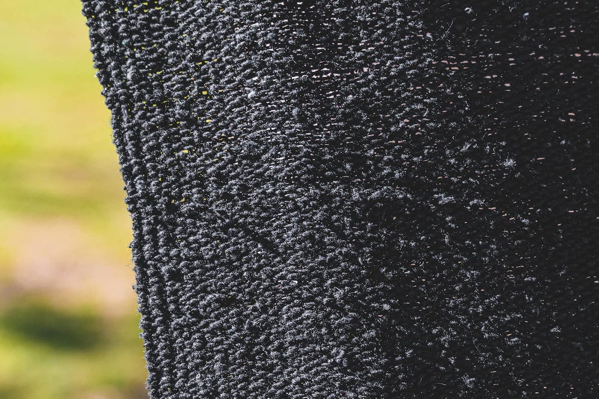 Open Road Goods Bulk Handmade Solid Color Yoga Blankets - Thick Mexican Blankets or Throws - Made for Yoga! (6 Pack, Black)