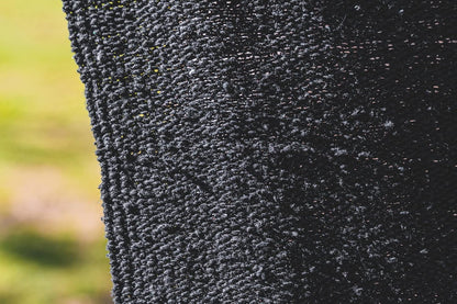 Open Road Goods Bulk Handmade Solid Color Yoga Blankets - Thick Mexican Blankets or Throws - Made for Yoga! (6 Pack, Black)
