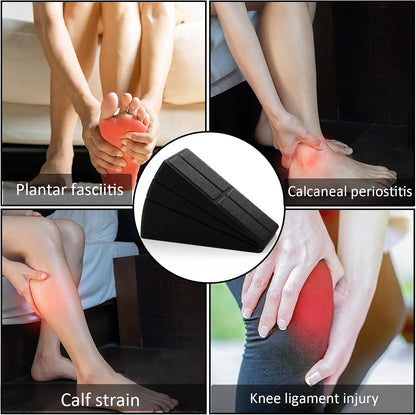 3 Pcs Slant Board for Calf Stretching, 5 Adjustable Angles Foot Stretcher Incline Board, Non-Slip Foam Squat Wedge for Physical Therapy, Home Exercise
