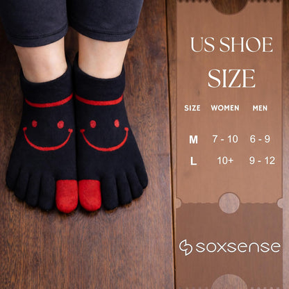 Cute Grip Toe Socks, Non-Slip Pilates Yoga & Barre Workout Socks