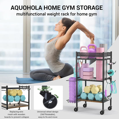 Yoga Mat Storage Racks, Home Gym Organizer, Gym Equipment Storage