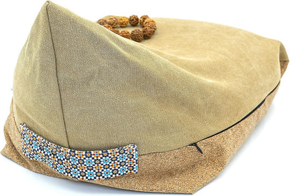 Meditation Cushion Floor Cushion for Yoga & Sitting – Zafu Pillow for Proper Posture & Spinal Alignment, Comfortable Buckwheat Support with Washable Cover for Meditation, Home & Office