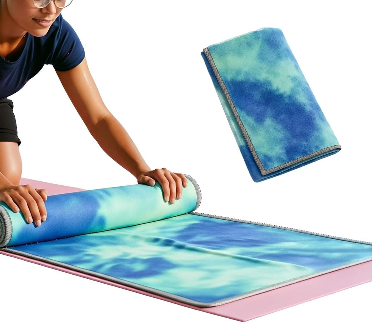 Magic Circle Pilates Ring 14.5'' | Fitness Bands Fabric 3-Levels | Mat Towels for Hot Pilates | Pilates Set, Starter Kit for Women,Yoga Set Equipment, Workout Bands'