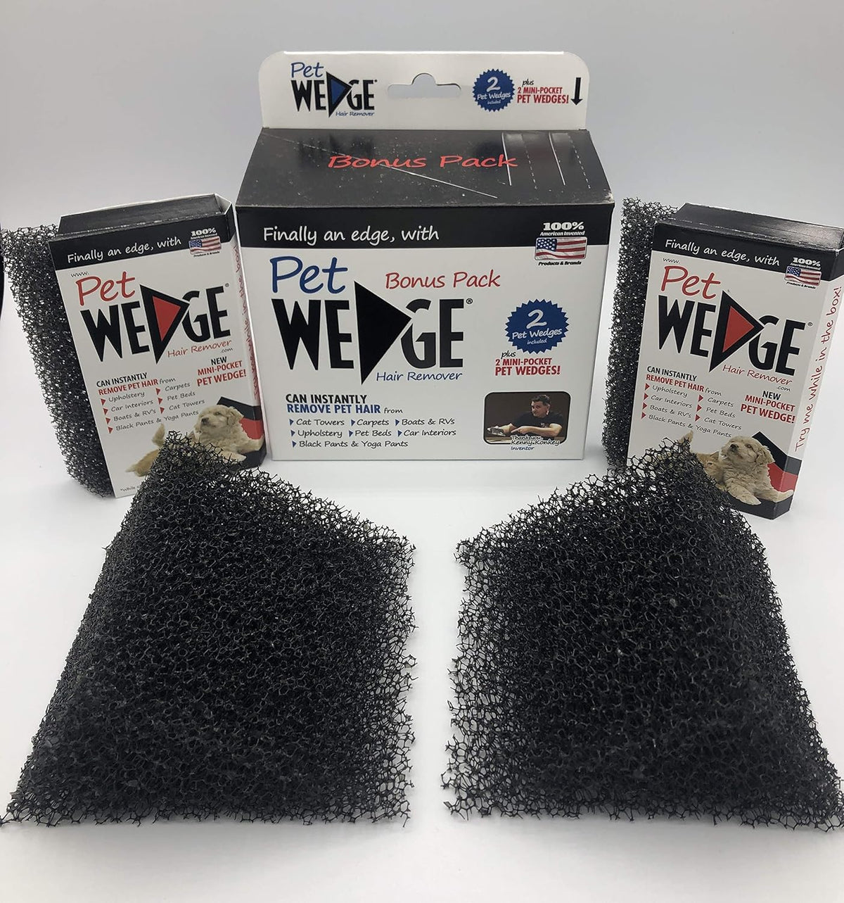 Pet Wedge & Mini-Pocket Pet Wedge Bonus Pack