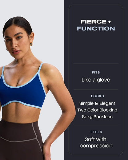 Lexi Lined Strappy Sports Bra