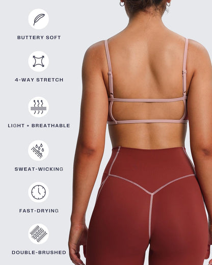 Lexi Lined Strappy Sports Bra