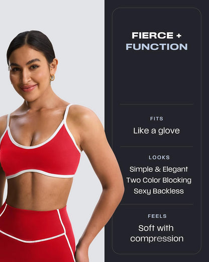 Lexi Lined Strappy Sports Bra