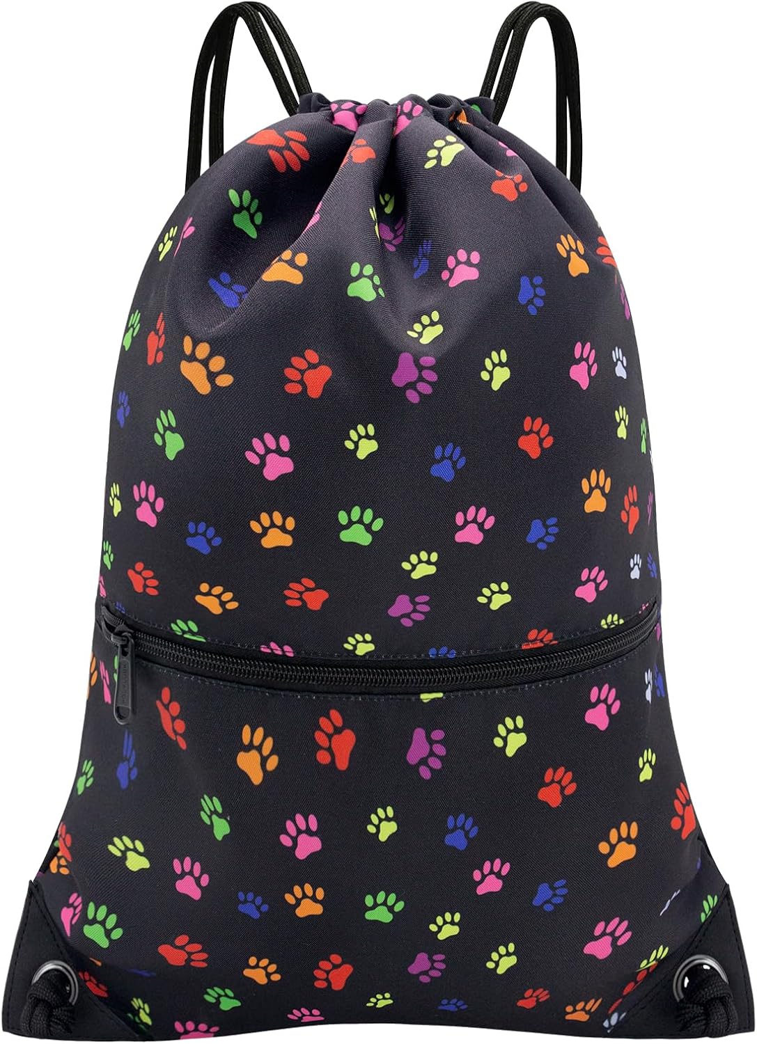 Drawstring Backpack Bag Sport Gym Sackpack - Colors B