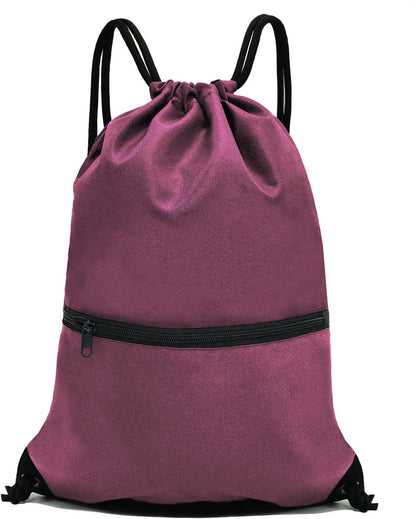 Drawstring Backpack Bag Sport Gym Sackpack - Colors B