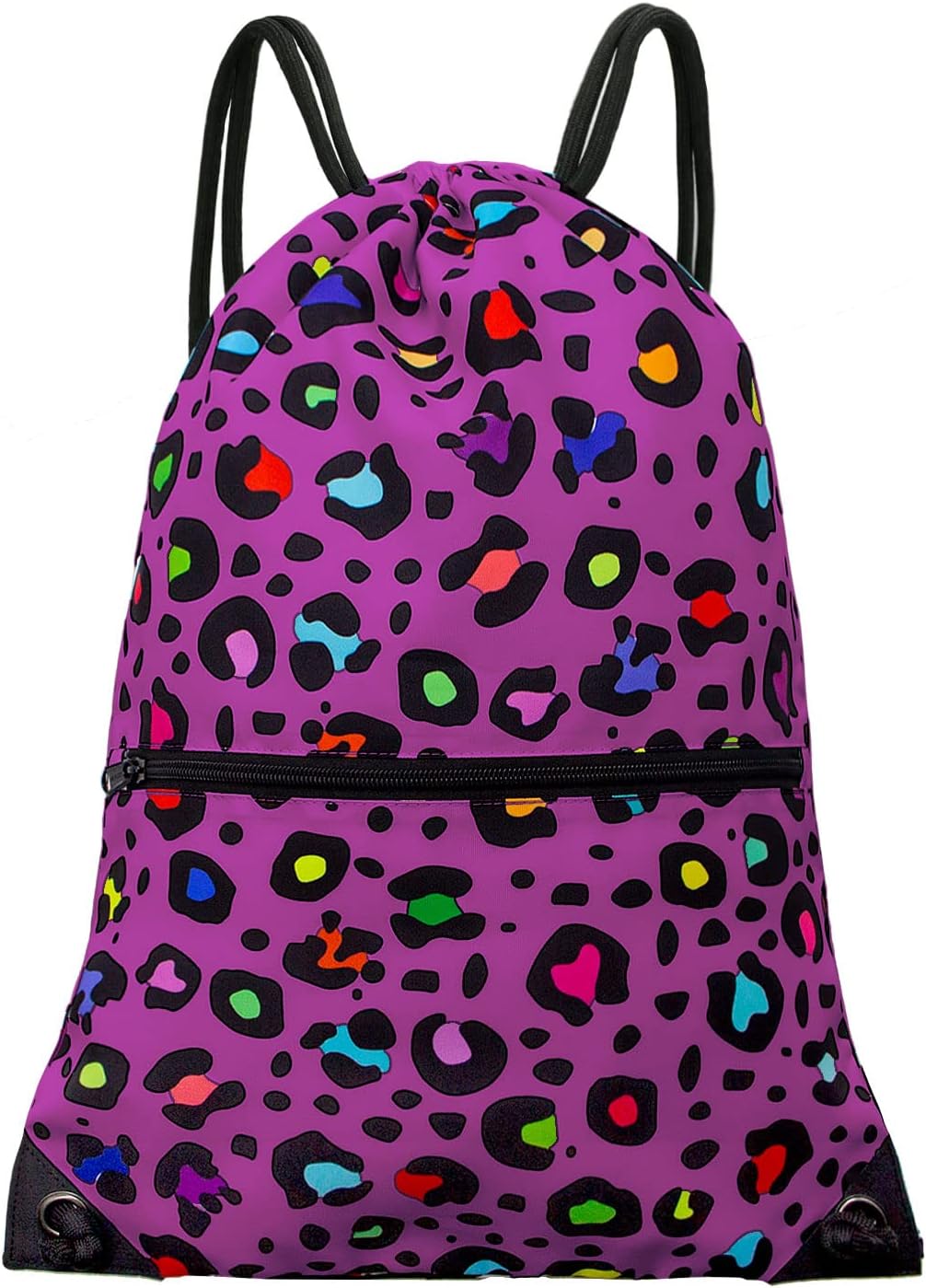 Drawstring Backpack Bag Sport Gym Sackpack - Colors B