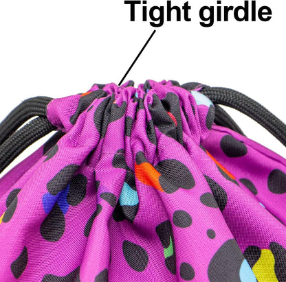 Drawstring Backpack Bag Sport Gym Sackpack - Colors B