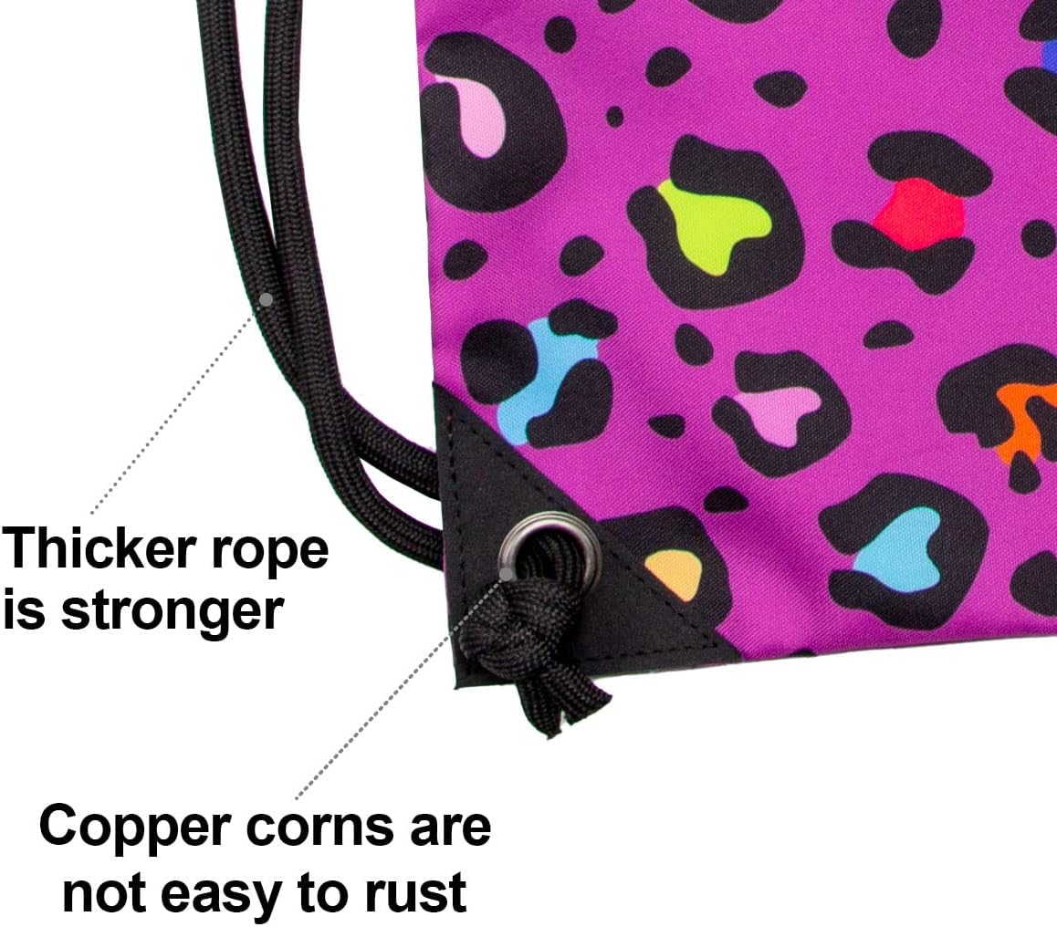 Drawstring Backpack Bag Sport Gym Sackpack - Colors B