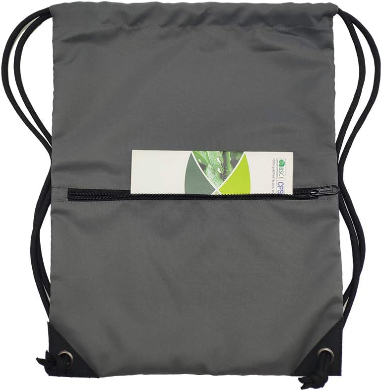 Drawstring Backpack Bag Sport Gym Sackpack - Colors B