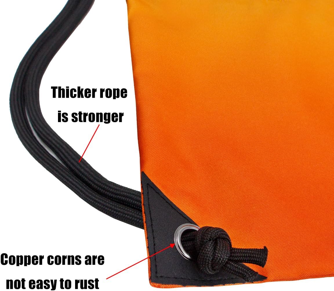 Drawstring Backpack Bag Sport Gym Sackpack - Colors B