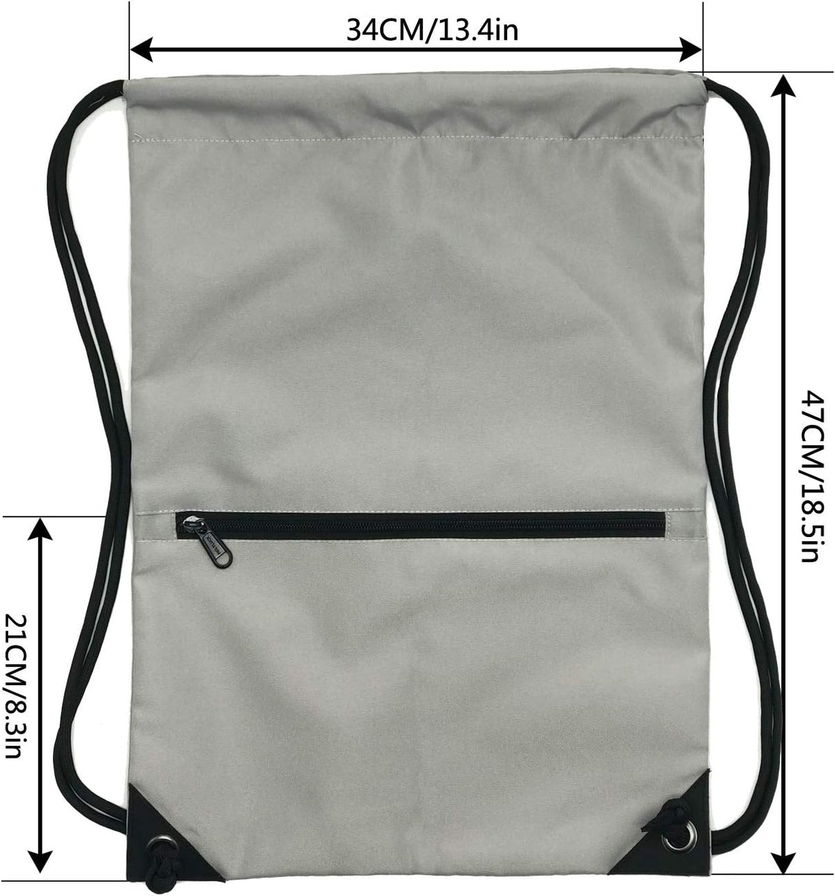 Drawstring Backpack Bag Sport Gym Sackpack - Colors B