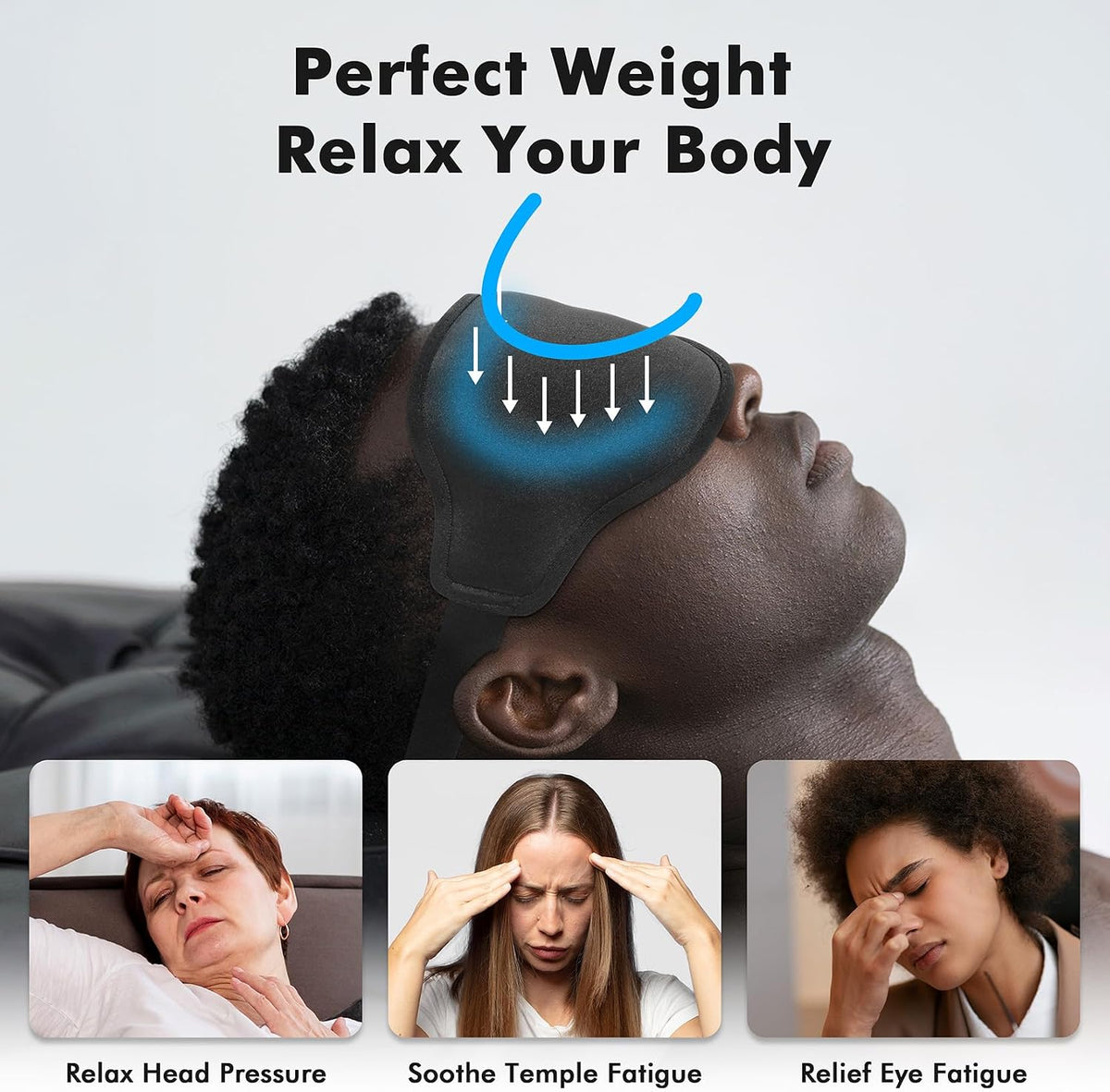 3D Weighted Eye Mask for Lash Extensions, Eye Covers for Sleep