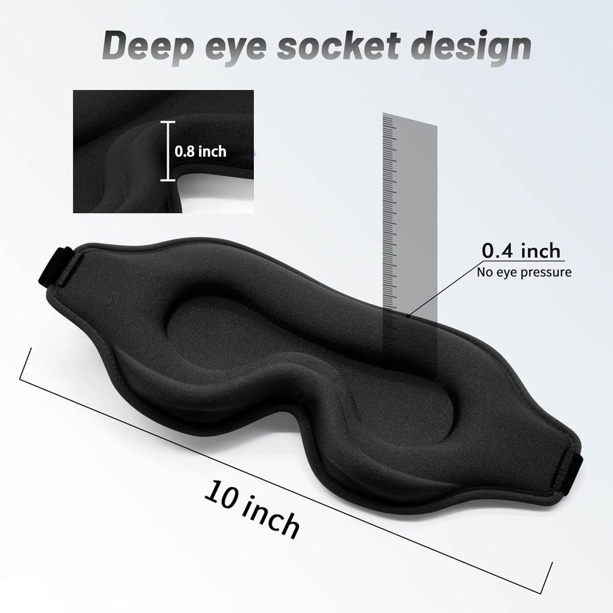 3D Weighted Eye Mask for Lash Extensions, Eye Covers for Sleep