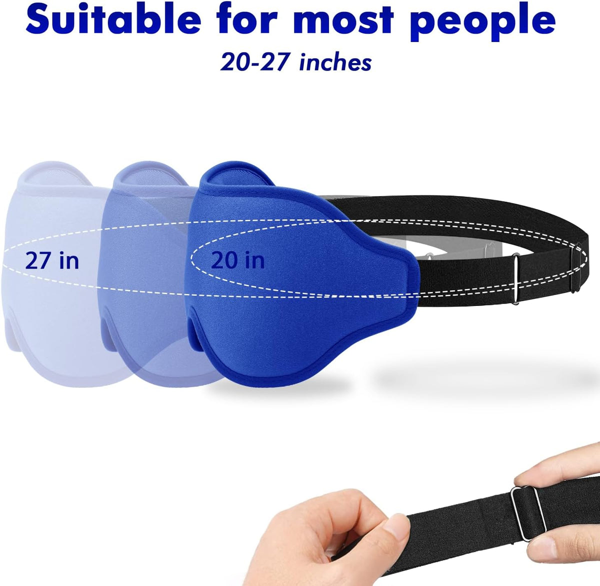 3D Weighted Eye Mask for Lash Extensions, Eye Covers for Sleep